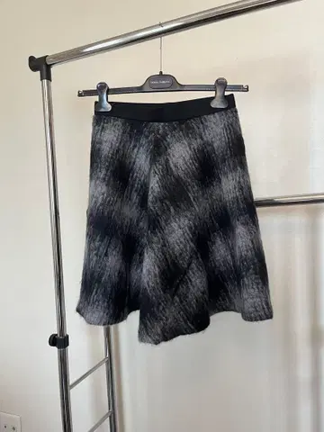 allureville 플레어 스커트 블랙 그레이 셋업 가을 겨울