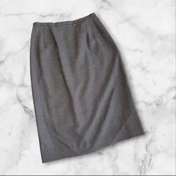 브룩스브라더스 무릎 기장 스커트 L 사이즈 블랙 모 일본제