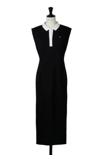 herlipto French Sleeve Polo Long Dress