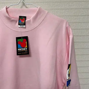 미키 리미티드 디즈니 맨투맨 핑크 L 택 포함