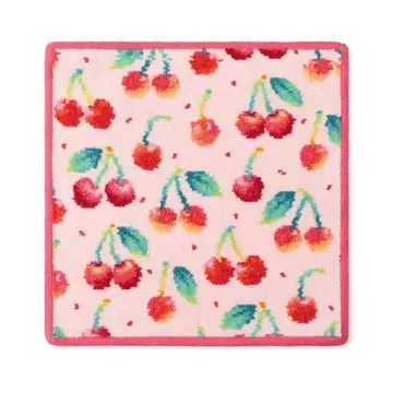 페이러 체리 도트 체리 손수건