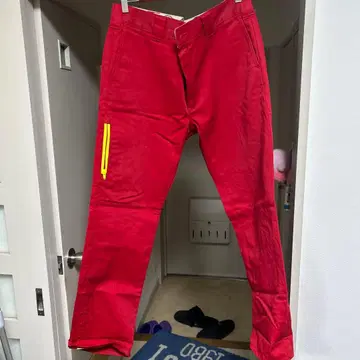 Dickies 와 TOMMY 콜라보 팬츠 N.Y.C 1985 레드