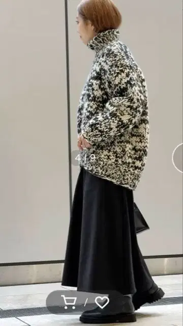 DeuxiemeClasse ap 스튜디오 블랙 플레어 스커트