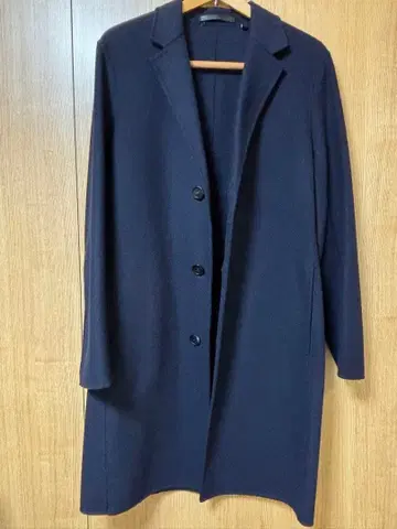 Theory 네이비 체스터 코트 S