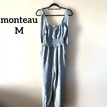 monteau 탁한 블루 스모킹 올인원 M