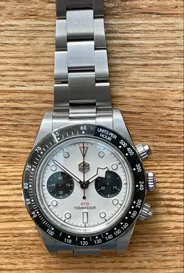 San Martin ST19 크로노그래프 손목시계 100m 방수