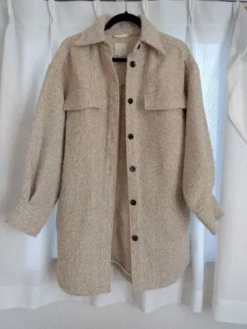 H&M 베이지 셔츠 자켓 S 아우터