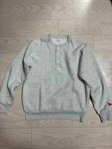 Healthknit 헨리넥 맨투맨 M 그레이