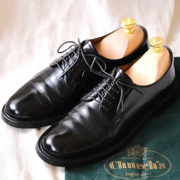 church's 쳐치 바인더 카프 플레인토 SHANNON2 블랙 37