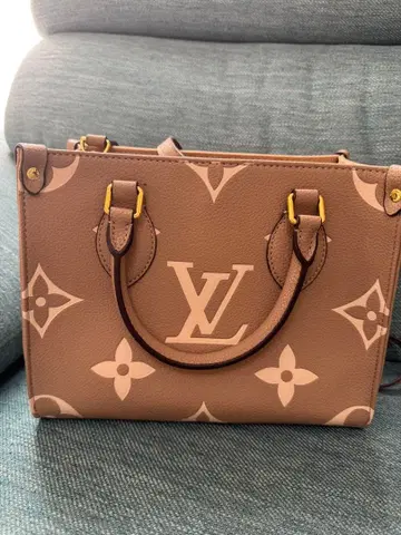 베이지 모노그램 숄더백