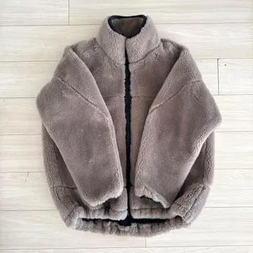 [ 새상품급 ] Chaos 울 보아 블루종 카페 프리