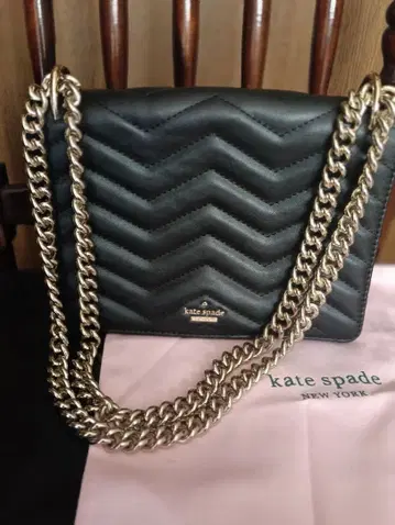 새상품급 인기 케이트 스페이드 골드 체인 숄더백 블랙