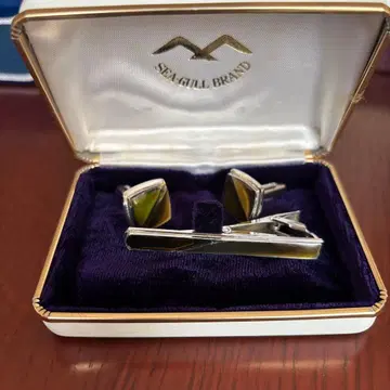 SEA GULL BRAND 넥타이핀과 커프스 단추 세트