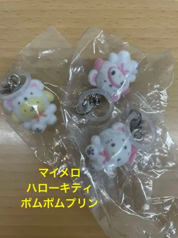 산리오 메지루시 액세서리 포와포와 스노우