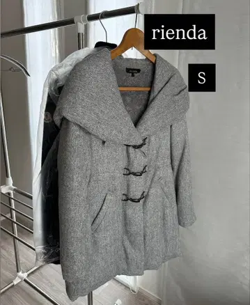 rienda 더플 다운 코트 S 그레이