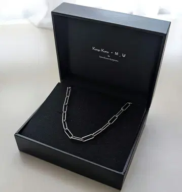 반돔 아오야마 브릭 체인 목걸이 실버