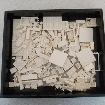 LEGO 색상 구분 화이트 블록 부품