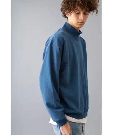 monkey time 모크넥 맨투맨 XL BLUE