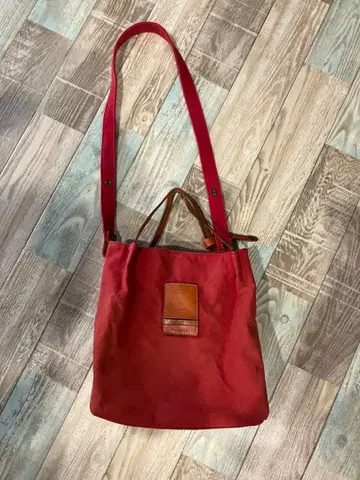 BAGGY PORT 토트백 숄더백 2way 빨간색