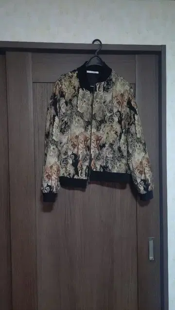 레이 카신 고양이 패턴 고블랑 점퍼