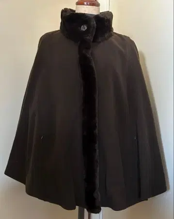 빈티지/쇼와 레트로/망토 (판초)/DAMO DONNA/캐시미어 혼방