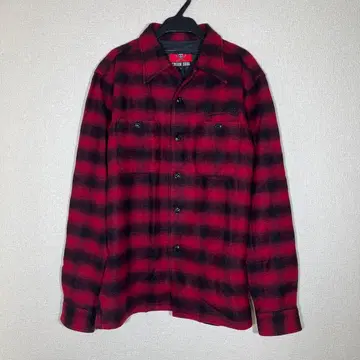 핑크 드래곤 크림 소다 셔츠 두꺼운 원단 레드