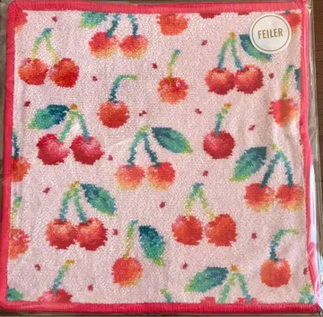 [ 미사용 새상품 ] 페이러 손수건 체리 도트 WEB 한정 컬러