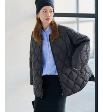 FRAMeWORK 2way 퀼팅 블루종