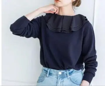 이에나 IENA 프릴 칼라 풀오버