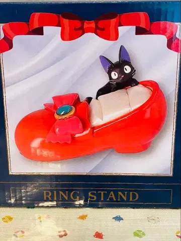 [ 지브리 ] 반지 스탠드 지지 검은 고양이 [ 마녀 배달부 키키 ]