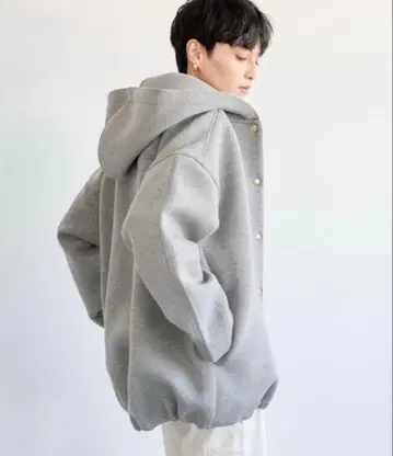 [ 새상품 ] 번 야드 스톰 종이상자 후디 블루종