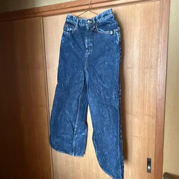 harapeco e collection 와이드 데님 팬츠 블루