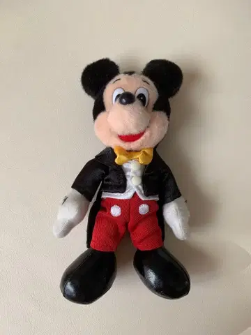 미키마우스 턱시도 봉제 인형 키링 포함 디즈니