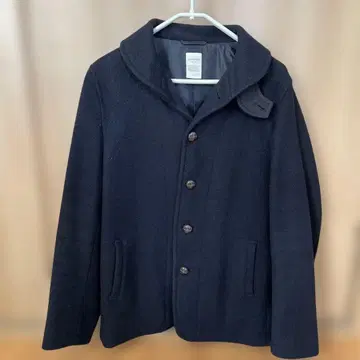 BACK NUMBER 피코트 네이비