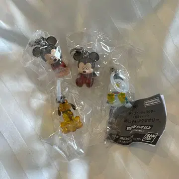 디즈니 캐릭터 마츠모토 세이지 메지루시 액세서리 4개 세트