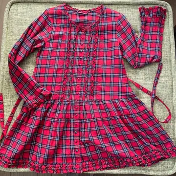 [ 미착용 ] 핑크하우스 튜닉 블라우스