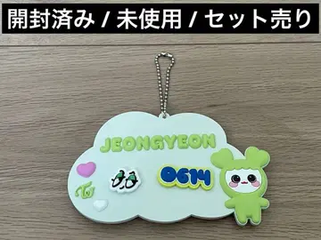 TWICE 명찰 핑크 세트 정연