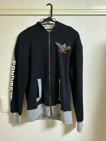 PANDIESTA JAPAN 지퍼 후드티 블랙