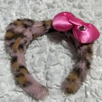 유니버셜 키티 레오파드 무늬 머리띠