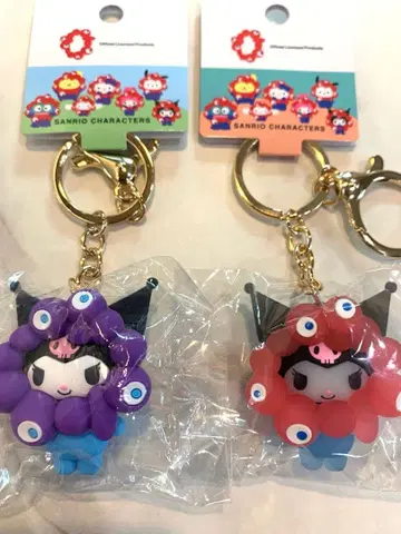 산리오 미야쿠미야쿠 변신 마스코트 키링 클리어 세트 쿠로미