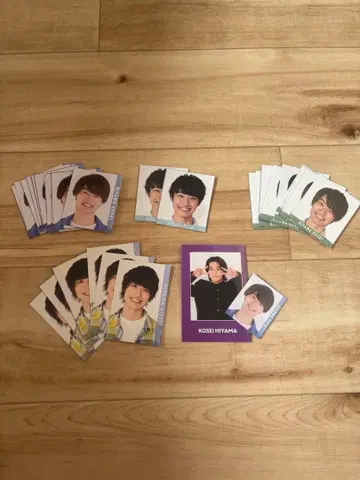 히야마 코세이 포토카드, 사진 세트