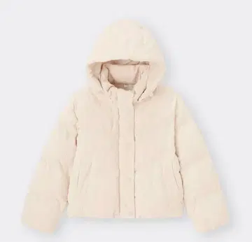 GU 히트 패디드 코듀로이 블루종