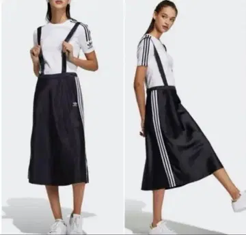 adidas 블랙 3선 어깨끈 탈부착 가능 스커트