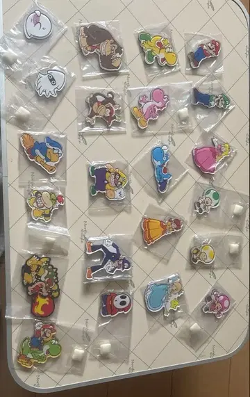 마리오 캐릭터 마그네츠 2 컴플리트 세트