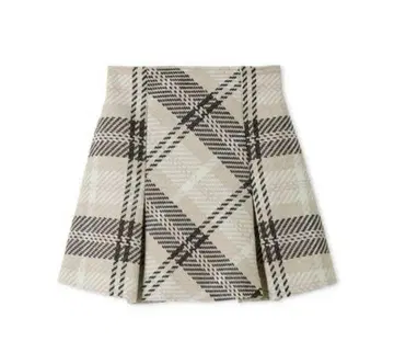 SNIDEL 로빙 체크 미니 스커트