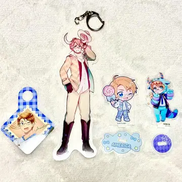 헤타리아 미국 굿즈세트 원작 그림