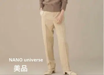 새상품급 정가 17600엔 NANO universe 코듀로이 팬츠 베이지