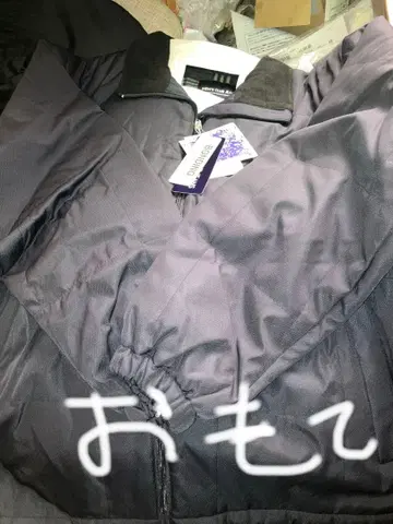 남성용 퀼팅 자켓 블랙