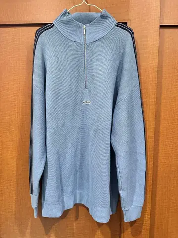 RAGEBLUE 라이트 블루 하이넥 스웨터 L