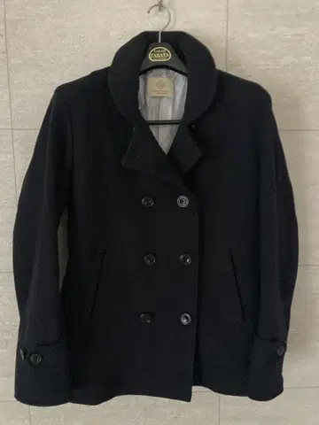 뷰티&유스 유나이티드 애로우즈 멜톤 피 코트 네이비 L